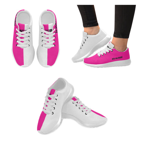 ER Nurse Pink Women's Sneakers