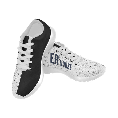 ER Nurse One Side Splatter Women's Sneakers